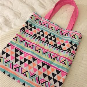 Patterned multicolor Totebag